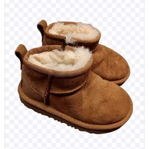 UGG Tan Kids Slippers